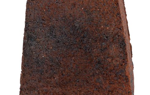 آجر نسوز نما قرمز آمریکایی طرح پرطاووسی (مخروطی) رستیک آذرخش 5*10*10-AR102