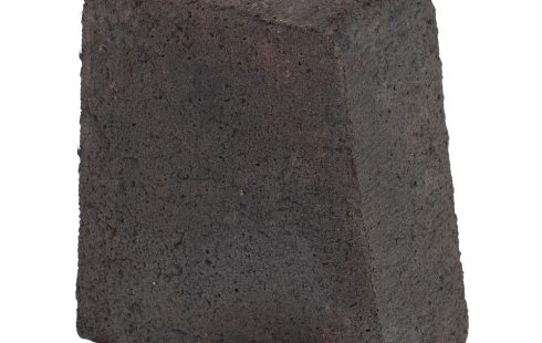 آجر نسوز نما قرمز آمریکایی طرح پرطاووسی (مخروطی) رستیک آذرخش 5*10*10-AR102