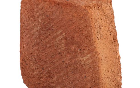 آجر نسوز نما قرمز آمریکایی طرح پرطاووسی (مخروطی) رستیک آذرخش 5*10*10-AR102