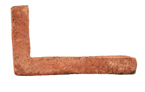 آجر نسوز نما ال قرمز آمریکایی رستیک آذرخش کد AR02L ابعاد 2.5*10*10-20