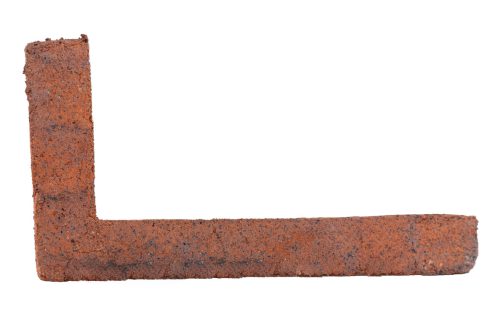 آجر نسوز نما ال قرمز آمریکایی رستیک آذرخش کد AR02L ابعاد 2.5*10*10-20