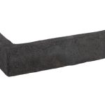 آجر نسوز نما مشکی ال رستیک آذرخش کد AR21L ابعاد 2.5*7*14-28