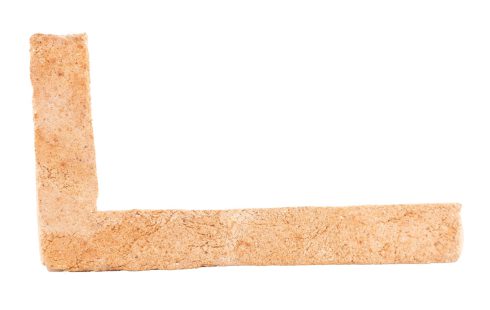 آجر نسوز نما ال شاموتی رستیک آذرخش کد AR04L ابعاد 2.5*10*10-20