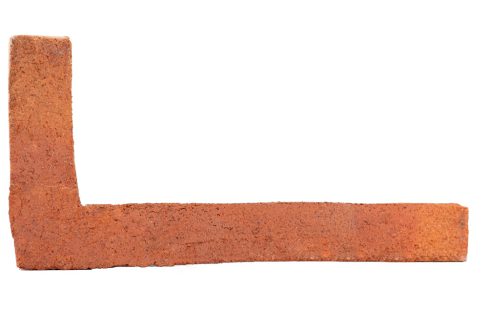 آجر نسوز نما ال قرمز آمریکایی جدید رستیک آذرخش کد AR88L ابعاد 2.5*5*10-20