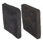 آجر نسوز نما مشکی رستیک آذرخش 2.5*20*20-AR53