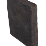 آجر نسوز نما مشکی رستیک آذرخش 2.5*20*20-AR53