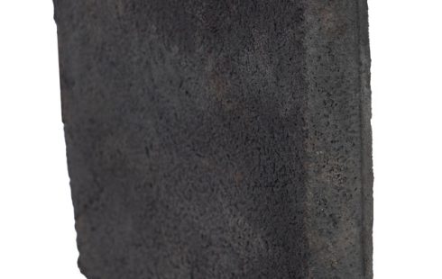 آجر نسوز نما مشکی رستیک آذرخش 2.5*20*20-AR53