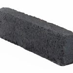 آجر نسوز نما مشکی رستیک آذرخش AR83 - ابعاد 2.5*5*20