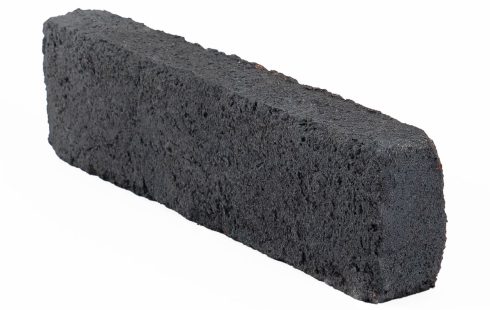 آجر نسوز نما مشکی رستیک آذرخش AR83 - ابعاد 2.5*5*20