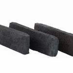 آجر نسوز نما مشکی رستیک آذرخش AR21 - ابعاد 2.5*7*28