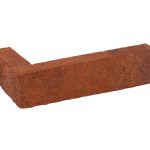 آجر نسوز نما ال قرمز آمریکایی رستیک آذرخش کد AR80L ابعاد 2.5*5*10-20