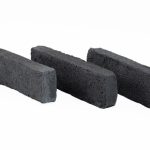 آجر نسوز نما مشکی رستیک آذرخش AR83 - ابعاد 2.5*5*20