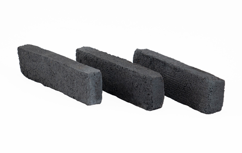 آجر نسوز نما مشکی رستیک آذرخش AR83 - ابعاد 2.5*5*20