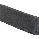 آجر نسوز نما مشکی رستیک آذرخش AR21 - ابعاد 2.5*7*28