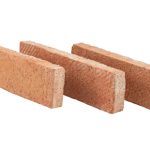 آجر نسوز نما شاموتی رندوم رستیک آذرخش AR19 - ابعاد 2.5*7*28