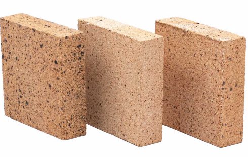 آجر نسوز نما شاموتی پلاک آذرخش 2.7*10*10- آجر نما مربعی AP153