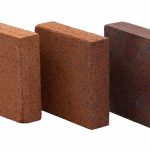 آجر نسوز نما قرمز رندوم انگلیسی پلاک آذرخش 2.7*10*10- آجر نما مربعی AP151