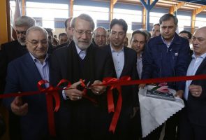 افتتاح فاز 4 طرح توسعه گروه بین المللی کارخانجات آذرخش با حضور دکتر علی لاریجانی