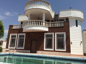 پروژه نما ویلا آجرنسوز کردان - کرج