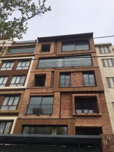 پروژه آجر نما ساختمان شهرک غرب