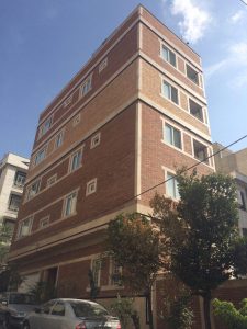 پروژه آجرنسوز نما ساختمان بزرگراه حکیم - تهران