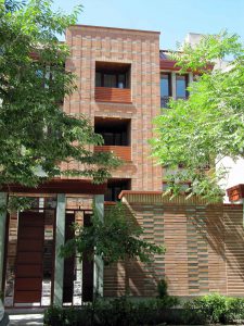 پروژه اجرا آجر نما ساختمان مسکونی - سهروردی تهران