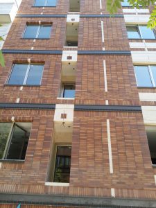 پروژه نما ساختمان آجرنسوز سعادت آباد - تهران