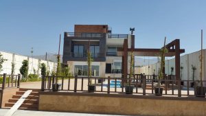 پروژه اجرای نمای ویلا آجرنسوز کردان - کرج