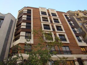 پروژه نما آجرنسوز و محوطه سازی ساختمان سعادت آباد