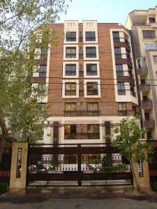 پروژه نما آجرنسوز و محوطه سازی ساختمان سعادت آباد