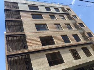 پروژه اجرای آجرنسوز نما ساختمان گیشا