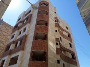 پروژه اجرای آجرنسوز نما ساختمان - سبزوار