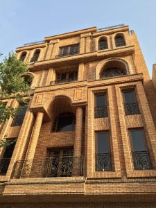 پروژه نمای آجری ساختمان آزادی - اصفهان