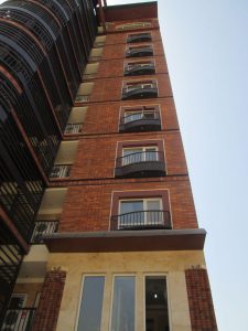 پروژه اجرای نما ساختمان آجرنسوز - برج باغ رویا