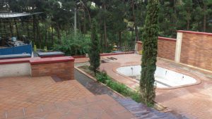 پروژه اجرای محوطه سازی و نما آجرنسوز - تهران