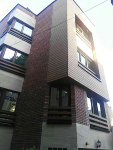 پروژه اجرای نمای ساختمان آجرنسوز - تهران جماران
