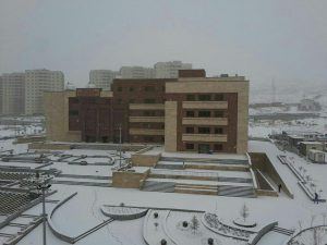 پروژه اجرای آجرنما ساختمان دانشگاه علامه طباطبایی - تهران