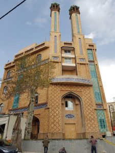 پروژه اجرای نما آجری ساختمان مسجد امیرالمومنین - تهران