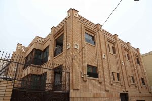 پروژه اجرای نما آجر رستیک ساختمان مسکونی - اصفهان