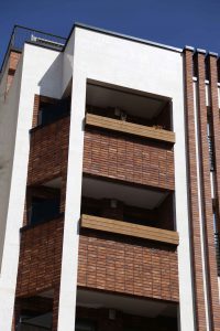 پروژه اجرای آجر رستیک نما ساختمان - اصفهان