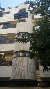 پروژه اجرا نما ساختمان مسکونی آجرنسوز - اصفهان