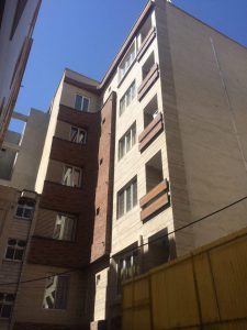 پروژه نما آجری ساختمان مسکونی نازی آباد