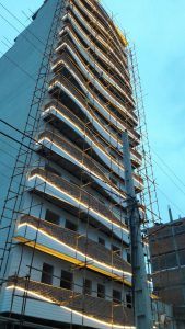 پروژه اجرا آجرنسوز نما مجتمع مسکونی خانه آرمانی - بابلسر