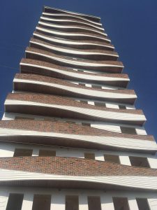 پروژه اجرا آجرنسوز نما مجتمع مسکونی خانه آرمانی - بابلسر