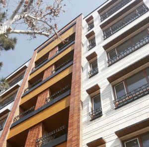 پروژه اجرای نما ساختمان آجری شهرک بنفشه - کرج