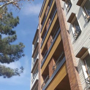 پروژه اجرای نما ساختمان آجری شهرک بنفشه - کرج