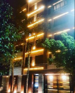 پروژه اجرای نما ساختمان آجری شهرک بنفشه - کرج