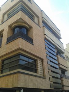 پروژه اجرای آجرنسوز نما مجتمع مسکونی - اصفهان