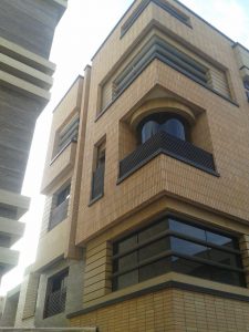 پروژه اجرای آجرنسوز نما مجتمع مسکونی - اصفهان