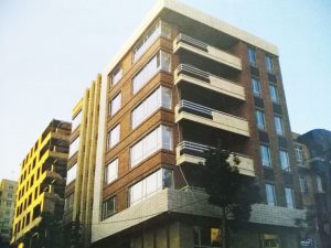 پروژه اجرای آجر نسوز نما ساختمان مسکونی عظیمیه - کرج